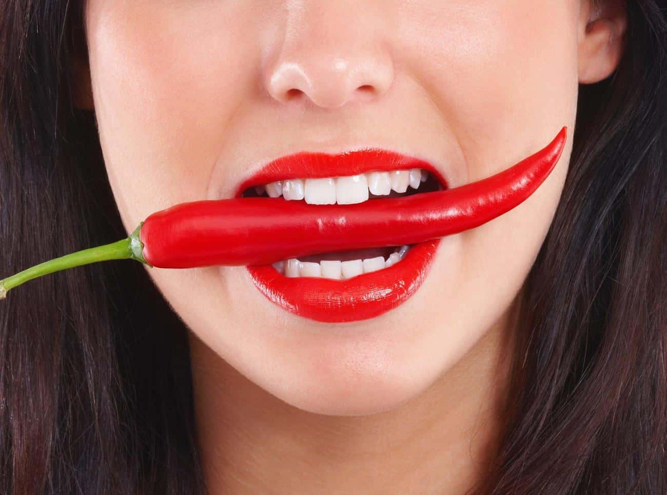 Close-up of a smile with immediate whitening results after treatment Towcester