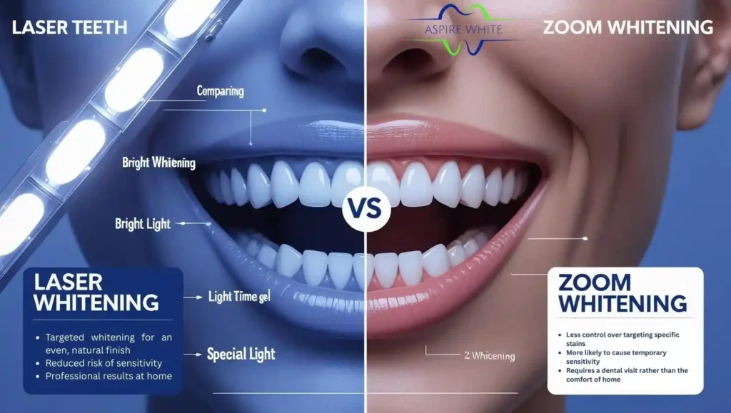 Laser Teeth Whitening vs. Zoom Whitening Towcester