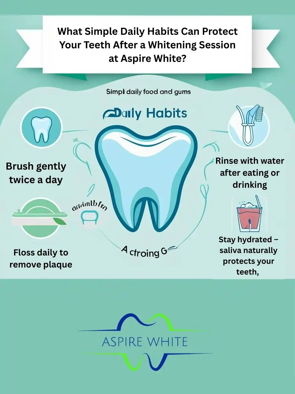 What Simple Daily Habits Can Protect Your Teeth After a Whitening Session at Aspire White Towcester
